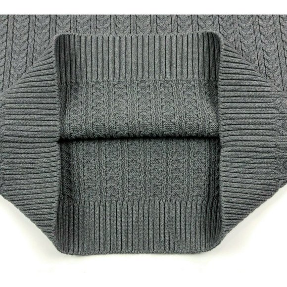 G Star Raw Geored Shawl Neck Cardigan Sweater Premium Mens 3XL Cable Knit Gray - Picture 5 of 11